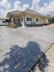 stamped concrete chiangrai saipin team 315sqm (2) result