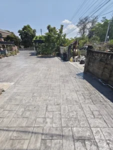 stamped concrete chiangrai saipin team 315sqm (7) result