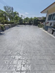 stamped concrete chiangrai saipin team 315sqm (9) result